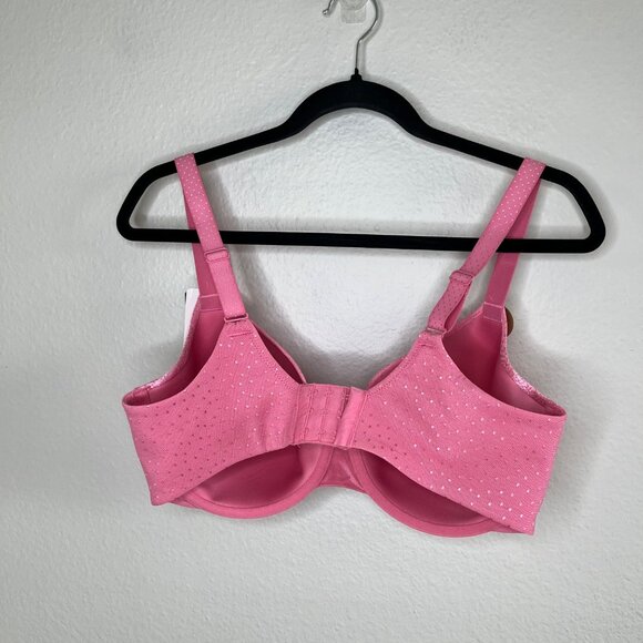 Wacoal Womens Pink Bra US 34DDD Underwire Back Appeal t-shirt bra 853303 - Picture 3 of 6